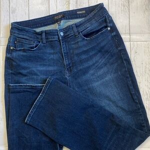Judy Blue Los Angeles Slim Boot Cut dark wash denim jeans size 18 W